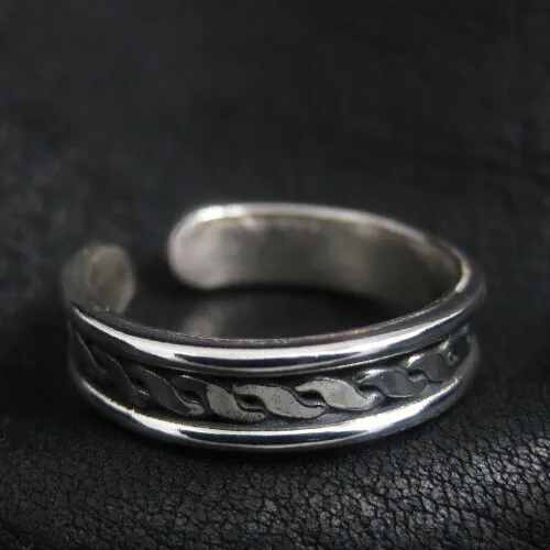 925 Silver Viking Finger Ring. Scandinavian. Nordic. Historical Reenactment.