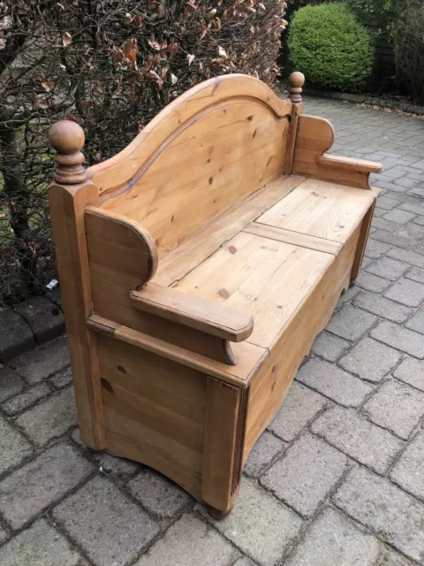 STORAGE PEW. MONKS BENCH. PINE SETTLE. Delivery possible.