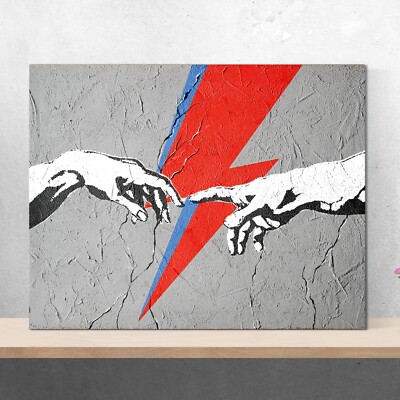 TANXM Quadri su Tela 30x50cm Senza Cornice Kate Moss constampa Banksy Graffiti 