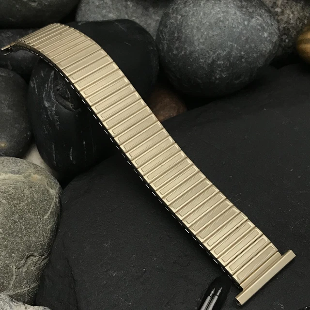 24mm 22mm 20mm 10k Gold rgp Expansion JB Champion 1970s nos Vintage Watch Band