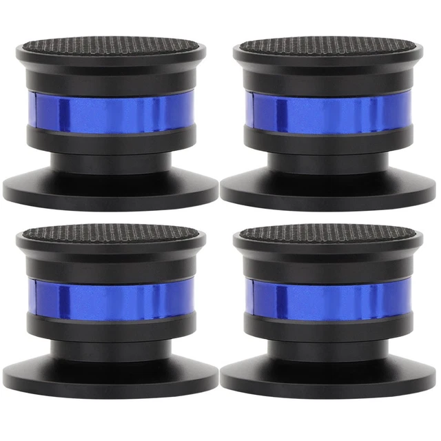 Pointes Enceintes HiFi Pointes De Découplage Pour Enceintes HiFi - Argent/aluminium, Lot De 4, Diamètre 20 Mm, Hauteur 4 Mm, Améliore La Qualité Sonore Contre-pointes Enceintes HiFi