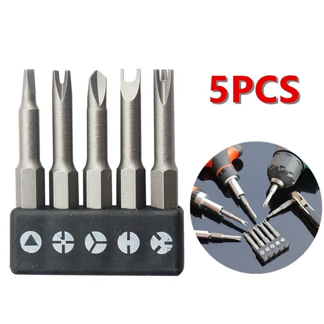 Y shaped clearance screwdriver bit