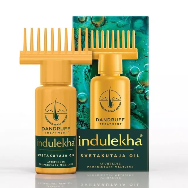 Indulekha Svetakutaja Oil 100% huile médicinale ayurvédique pour le...