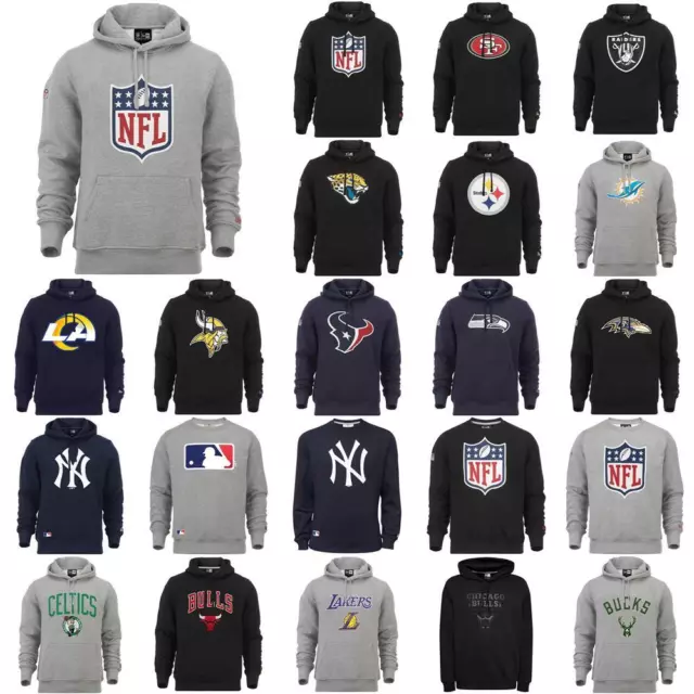 New Era Team Logo Hoodie Sweatshirt US Sports Kapuzenpullover