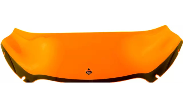 Klock Werks Ice Kolor Orange 6" Flare Windshield for Harley FLTR Road Glide 1...