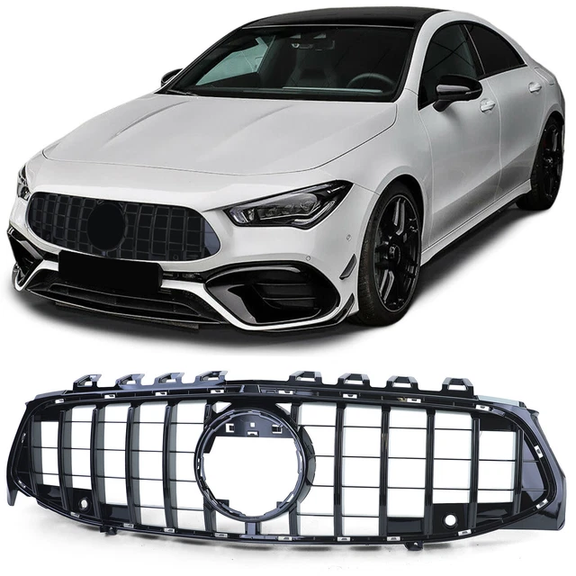 Fits for Mercedes Cla C118/X118 Since 2019- Sport Grille Black Gloss