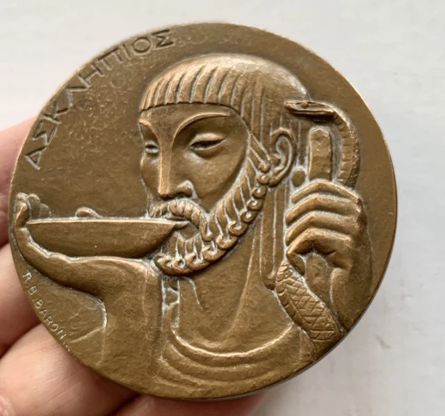 medaille bronze Medecin Marcel Lermoyez Hopital St Antoine PARIS 1929
