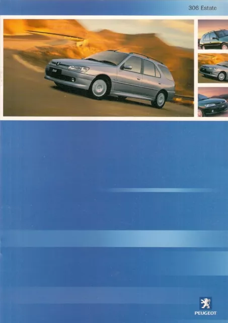 Peugeot 306 Estate 2001-02 UK Market Sales Brochure Meridian S SE L