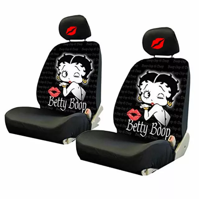 Car Truck SUV Seat Cover For Jeep New Betty Boop Timeless Front Low Back
