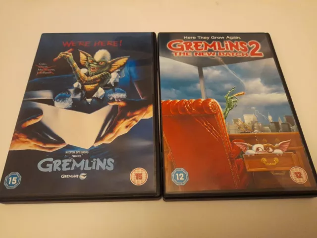 Gremlins Collection 1 (1984) & 2 The New Batch (1990) - UK R2 DVD Near Mint