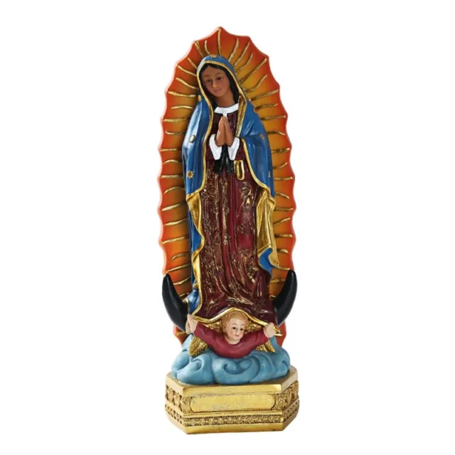 Our Lady Of Guadalupe Mexico Virgin Figurines Decor Supplies for Church