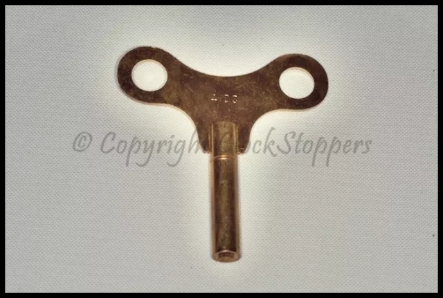 Clock Winding Key Brass Size 000 00 0 1 2 3 4 5 6 7 8 9 10 11 12 13