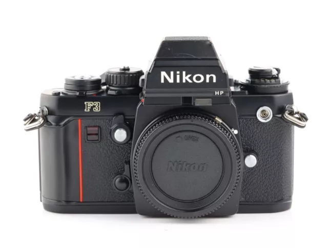 [EXCELLENT] Nikon F3 HP 35mm SLR Film Camera + MD-4 Motor drive, F&R Lens Caps