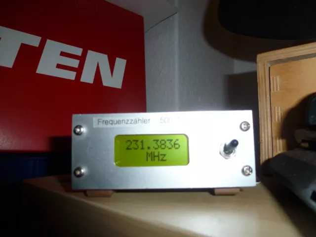 ++Biete sehr schönen Freq.Zähler bis 500MHz Top++