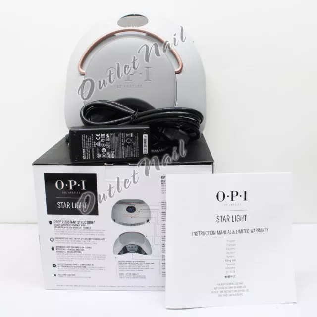 OPI LED LIGHT GL903 Star Lamp Gel Nail Polish Dryer 110V- 240V UK AU, EU