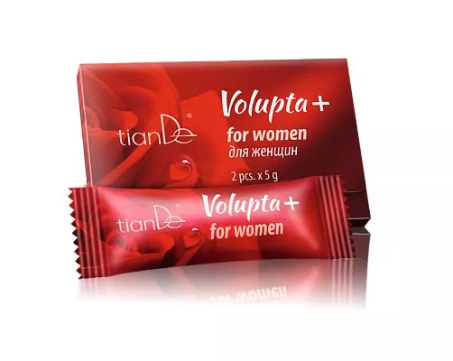 TianDe Volupta + Intimgel für Frauen - Verbessertes Vergnügen, 10 Packungen, 2 Stck. x 5g