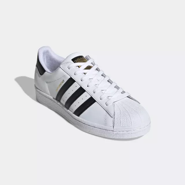 Scarpe Adidas Superstar Eg4958 Bianco Nero White Unisex Pelle Nuove Sneakers 2