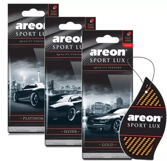 Areon MON I Modern Design Hanging Car Air Freshener I 54 Scents - (Pack of  12)