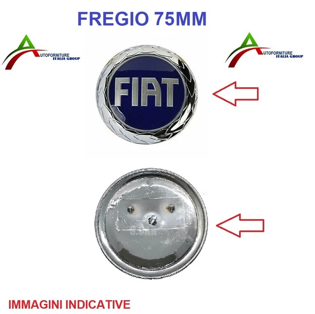 Fregio stemma logo Fiat Anteriore 500 Grande Punto Panda Rosso 95mm da 2007 eBa Fregio stemma logo Fiat Anteriore 500 Grande Punto Panda Rosso 95mm da 2007 eBa
