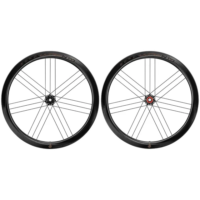 Paire De Roues Campagnolo Record 28" Jantes Nisi Pneus Clement Tubulaire - Vintage 80s Eroica