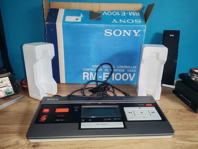 Télécommade Sony RM-E80 D'origine Pour Montage Video 8, Sans Fil, Occasion