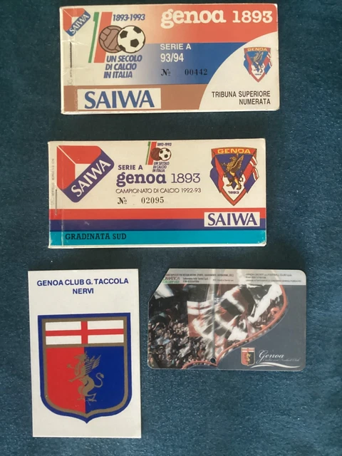 Pin's Genoa Cricket & Football Club - Ancien Et Original - Piedino - GB ROTA Genova