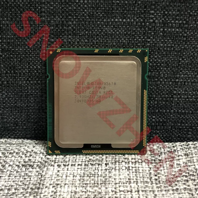 Procesadores Intel Xeon X5670 CPU seis núcleos 2,93 GHz 12 MB LGA 1366 SLBV7