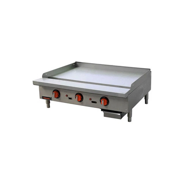 Sierra SRTG-36E 36" Countertop Electric Griddle with Thermostatic Controls