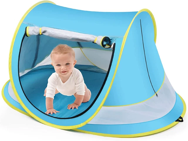Portable Baby Tent with Mosquito Net Sun Protection Shelters For Travel Beach,Pi