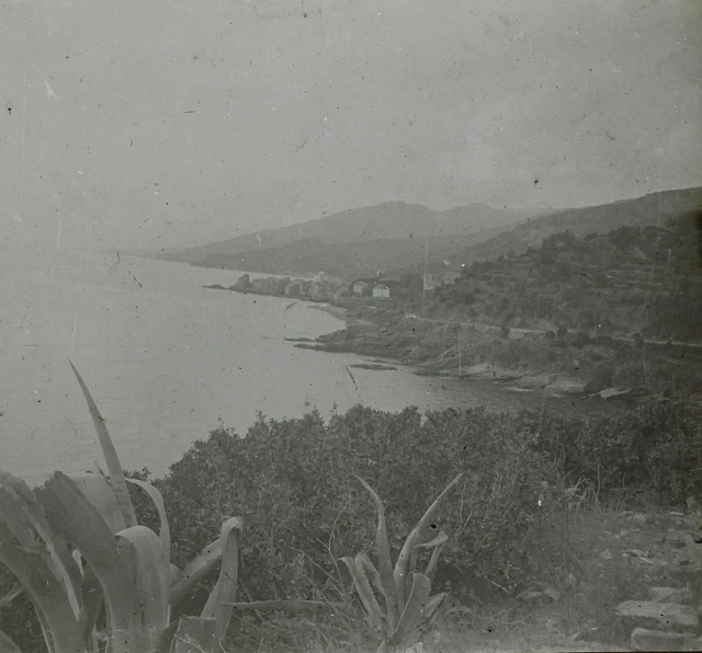 FRANCE CORSE c1930 Photo Vintage Plaque de verre V35L7n4