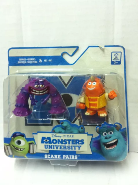 Disney Pixar Monsters University GEORGE & ART Mini Personaggi 6 cm MOC, 2013