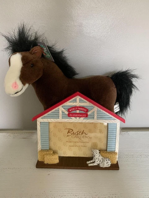 Sea World Clydesdales Plush Picture Frame 4 X 6 Stuffed Animal 2009