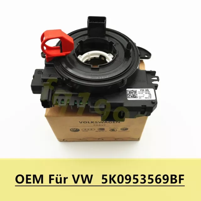 Sensore angolo di sterzata OEM pelle avvolgente anello abrasivo centralina per VW Golf Jetta Skoda