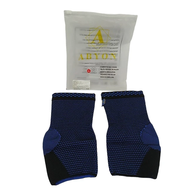 Sprained Ankle Support Brace for Ligament Damage Plantar Fasciitis XL - Abyon -
