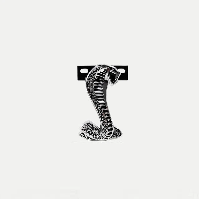 FITS 94-04 MUSTANG Cobra Snake Front Grille Emblem with Bracket FREE