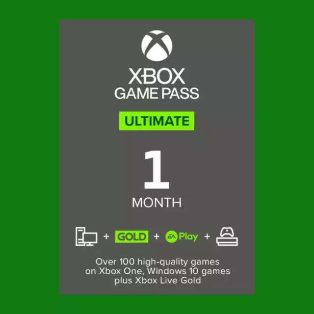 GAME PASS ultimate 1 month code XBOX INSTANT DISPATCH New & Existing UK