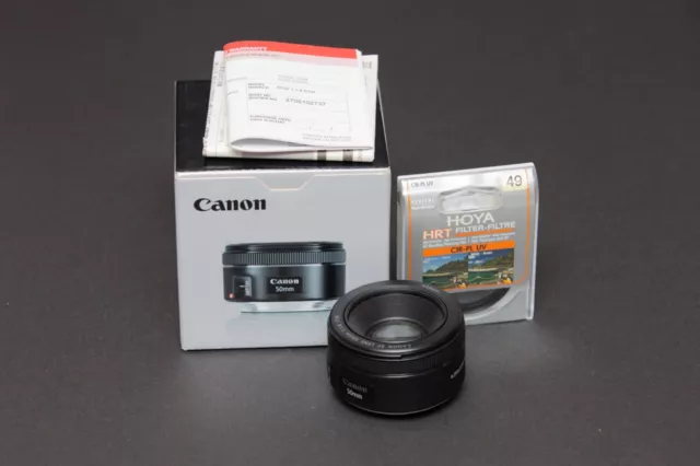 Canon EF 50mm f/1.8 STM PRIME FX lens READ for EOS Rebel T8 T7 90D 80D 5D 6D 7D