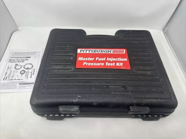 Pittsburgh Automotive Master Fuel Injection Pressure Test Kit in Case 63727