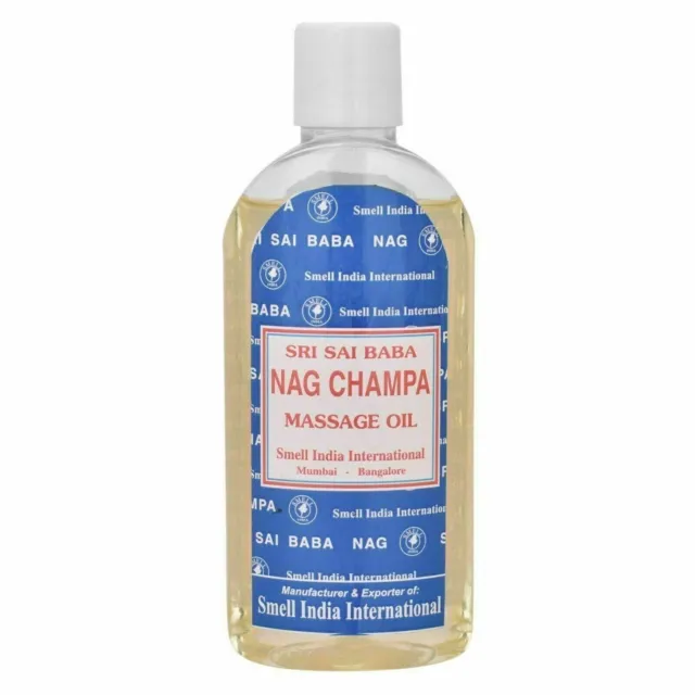 10X Shree Sai Baba Nag Champa Massage Oil 100ml