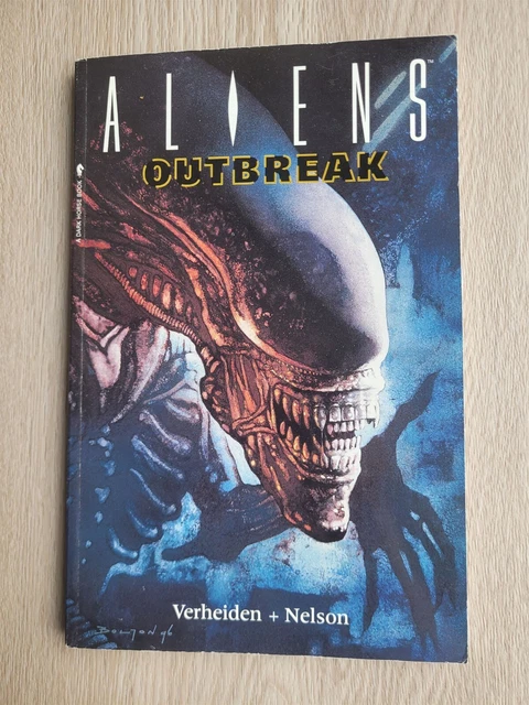 ALIEN ALIENS OUTBREAK Comic Buch Aliens Giger Xenomorph Chestburster ...