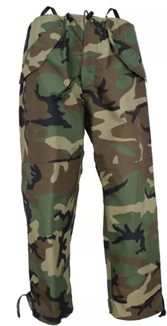 US Military Goretex ECWCS Extreme Cold Pants Trousers Woodland Camo X-Large Long