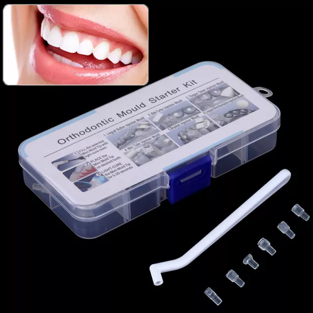 Dental Mini Orthodontic Bracket Tube Wire Bite Turbo Injection Mould Kit`gwNIN
