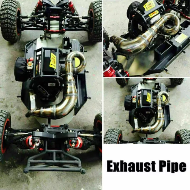 1/5 Für Losi Desert Buggy XL DBXL LOS05001 RC Auto Car Auspuff Exhaust Pipe Tube 2