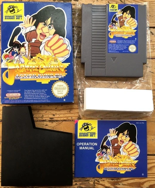 Be - Jackie Chan's Action Kung Fu Complet Nintendo Nes Pal B Fra Cib Ovp Good C.