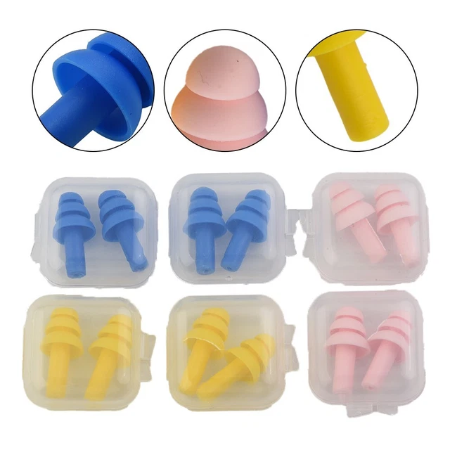 Rimani lontano dal rumore con questi tappi per orecchie in silicone riutilizzabili set da 6