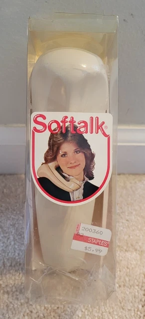 New! SOFTALK LLC Soft Standard Telephone Shoulder Rest Ivory 105M