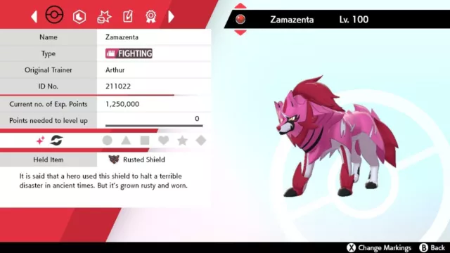 Pokemon Sword and Shield // Ultra Shiny ZACIAN ZAMAZENTA 6IV 