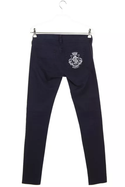 POLO JEANS COMPANY RALPH LAUREN jeans skinny cucitura logo W26 L32 blu navy 2