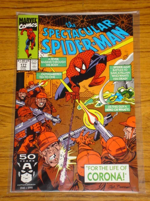Spiderman Spectacular #177 Vol1 Marvel Comics June 1991 Corona