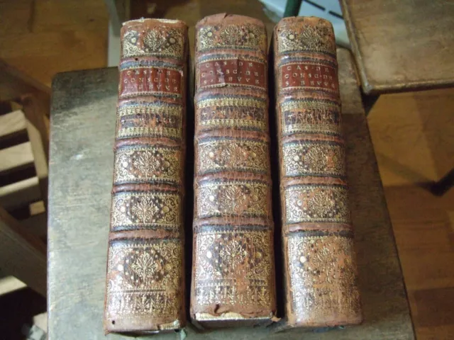 Lot livres anciens,1705, 3 Volumes, complet, De Sainte Beuve
